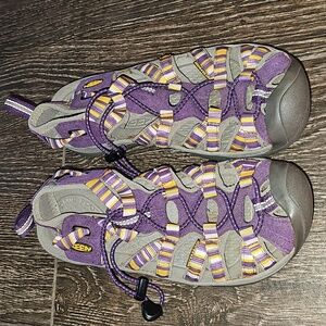 Keen Purple and Yellow Sandals